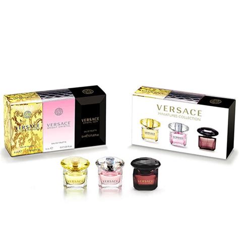 versace female miniature trio collection|superdrug Versace trio.